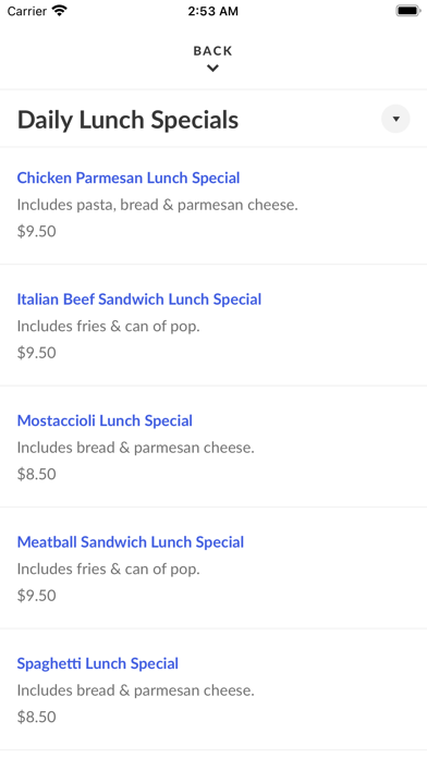 La Rosa Pizza Skokie Screenshot