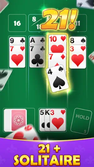 21 Solitaire: Cash Card Game screenshot 1