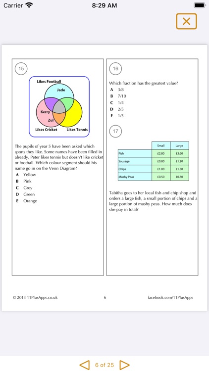 11+ Maths Practice Papers