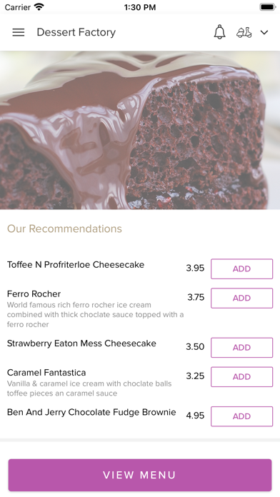 Dessert Factory. Screenshot