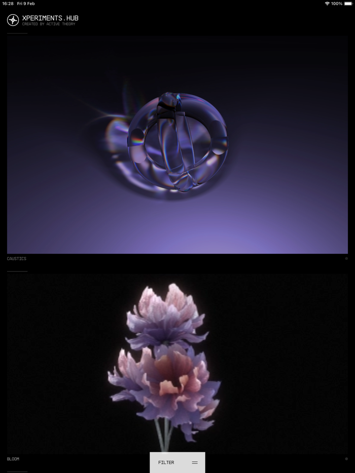 Active Theory Experiments