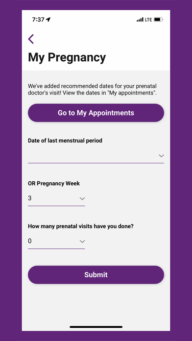 HERA Digital Health Screenshot