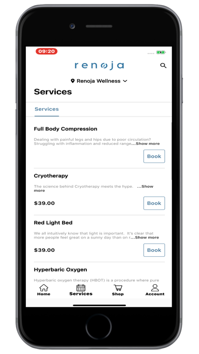Renoja Wellness Screenshot