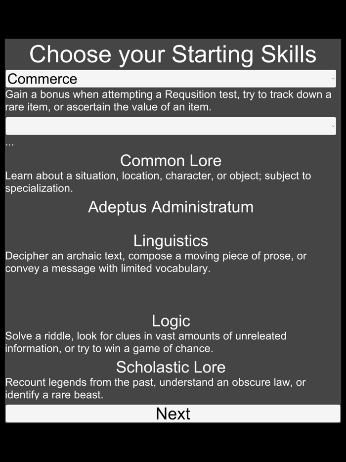 DH2E W40K Character Sheet