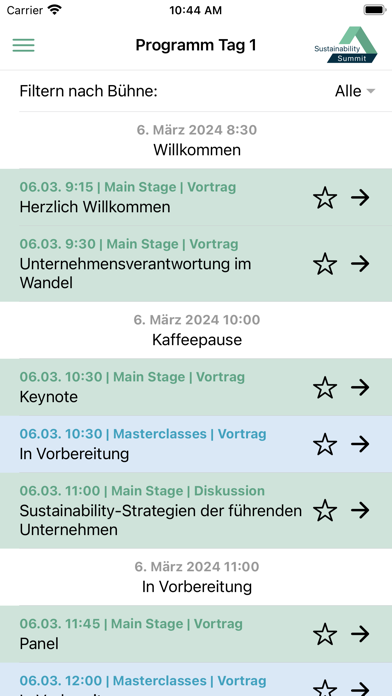 Sustainability Summit Screenshot
