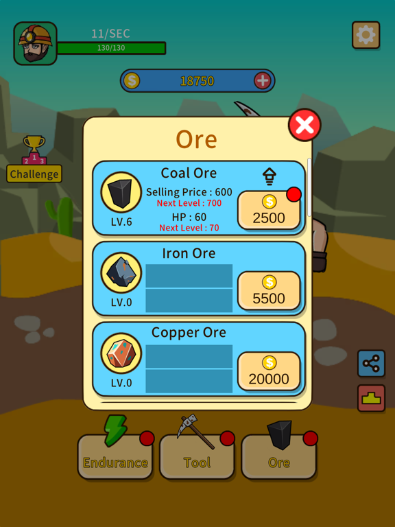 Screenshot #6 pour Idle Mine Clicker: Tap Upgrade