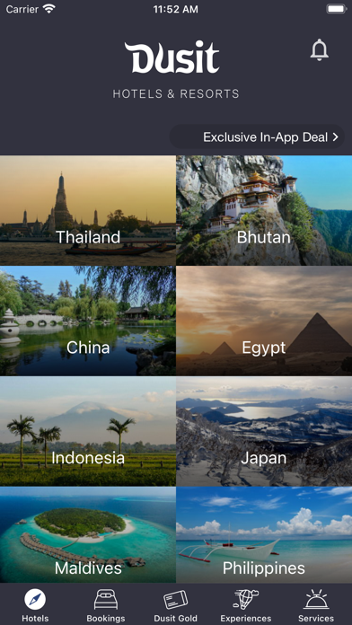 Dusit Hotels & Resorts Screenshot