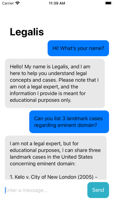 Legalise Screenshot