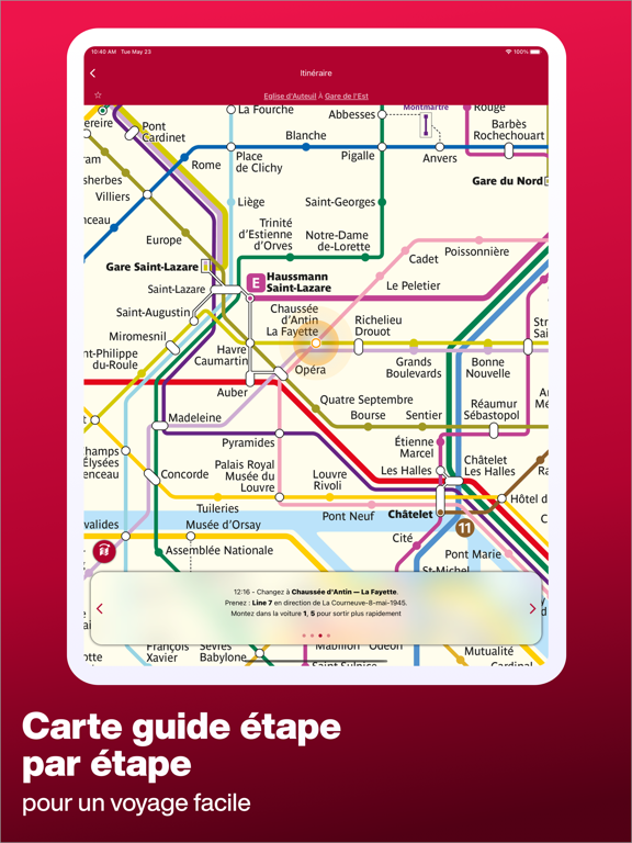 Screenshot #6 pour Métro de Paris et Itinéraires