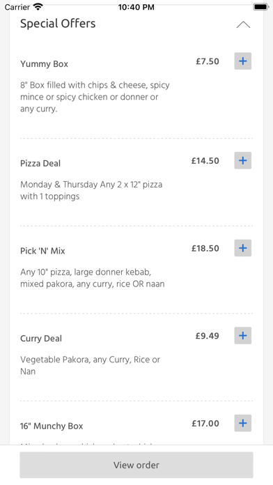 Curry Club, Motherwell Screenshot