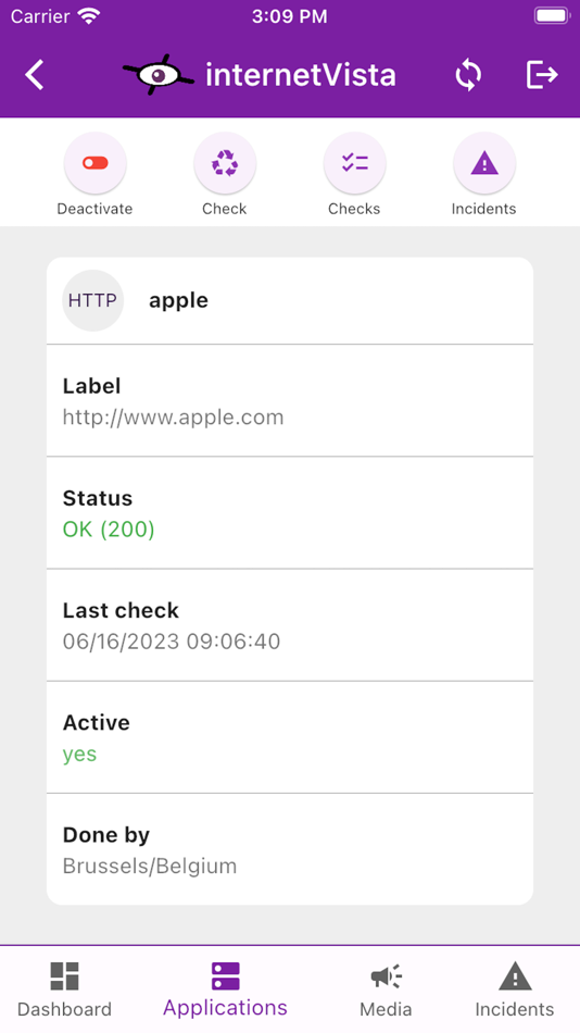 #3. internetVista monitoring (iOS) 由: InternetVista SA