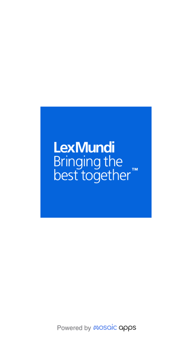 Lex Mundi Mobile Screenshot