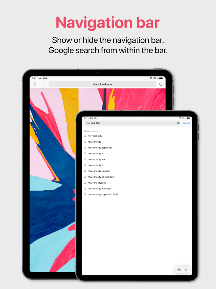 Kiosker Fullscreen Web Kiosk