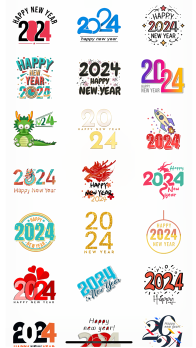 Screenshot #2 pour New Year 2024 Eve Stickers