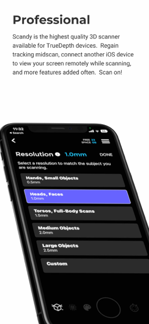 ‎Scandy Pro: 3D Scanner, 3D App Screenshot
