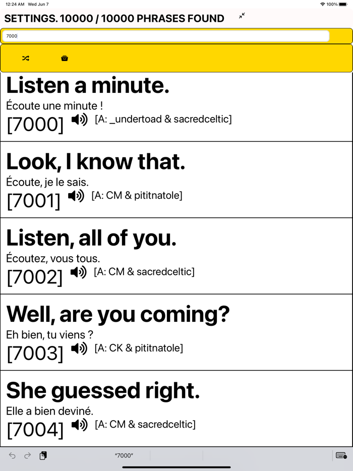 Speak French - 10000 Phrases