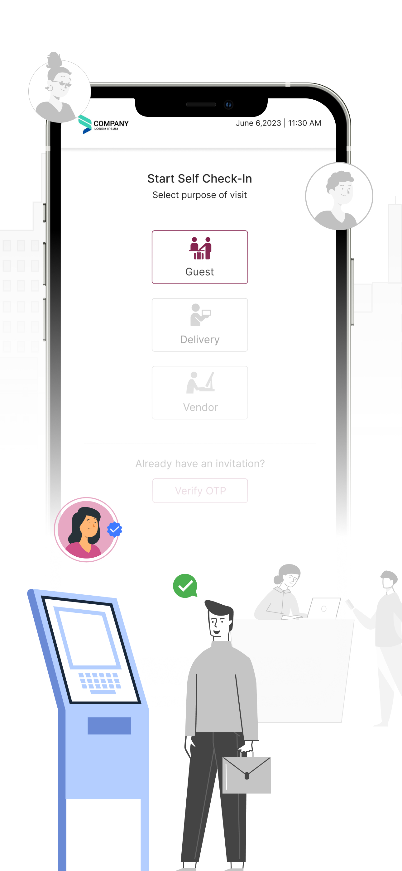 Visitor Management for RE