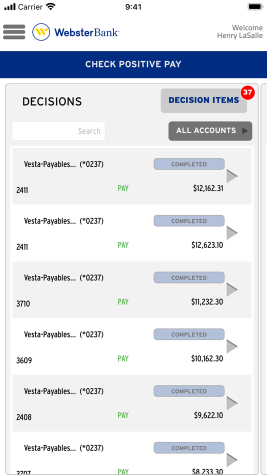 #5. Webster SNB e-Treasury Mobile (iOS) 由: Sterling National Bank