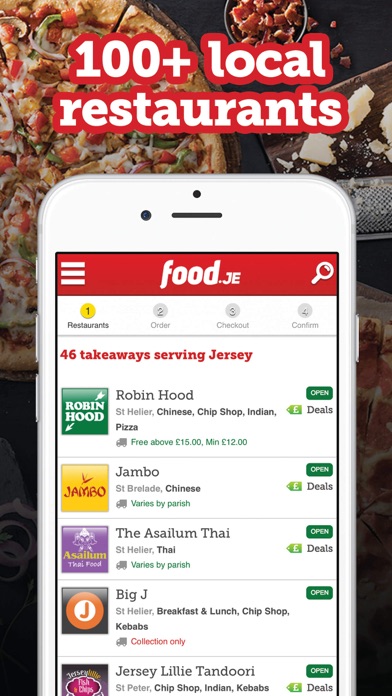 Food.je - Takeaway Food Jersey Screenshot