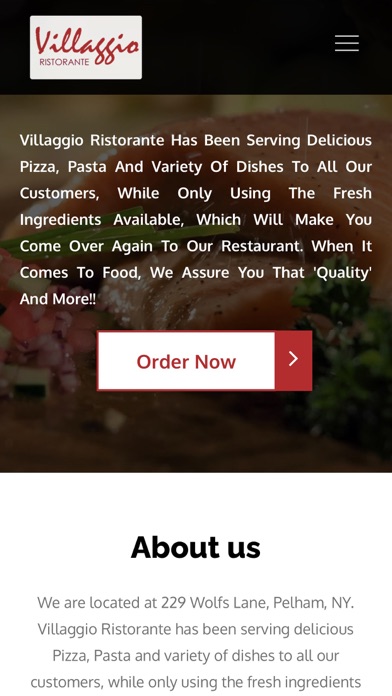 Villaggio Ristorante Screenshot
