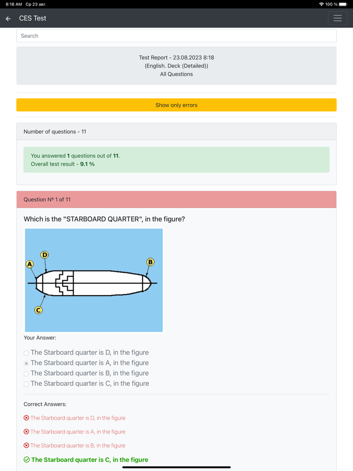 English Deck Detailed-CES Test
