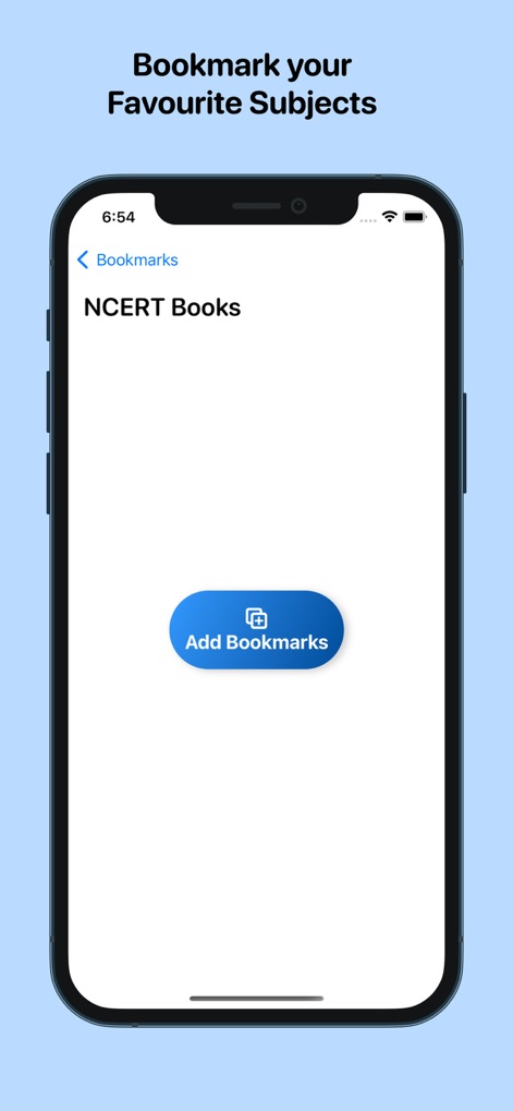 Ncert Books & Solutions - Users can easily add their favorite subjects and chapters to a dedicated bookmark section, with a prominent button to initiate the bookmarking process.