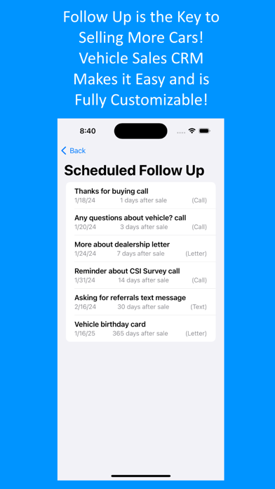 Screenshot #3 pour Vehicle Sales CRM