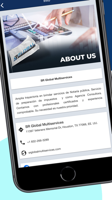 SR Global Multiservices Screenshot