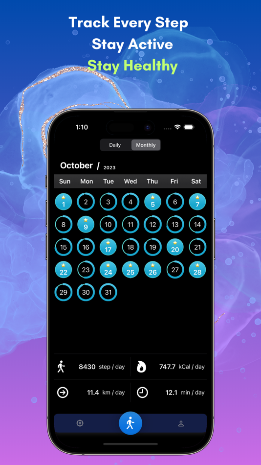 #2. Move Metrics: Step Counter App (iOS) 由: ERSAH ATMACA