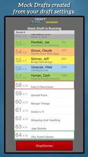 fantasy hockey draft kit '23 iphone screenshot 2