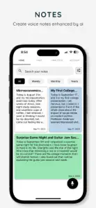 Chatter Notes ai-Voice Diary screenshot #3 for iPhone