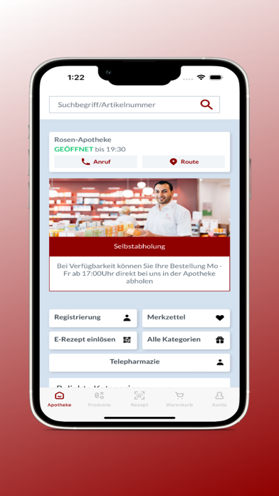 Rosen-Apotheke Gütersloh Screenshot