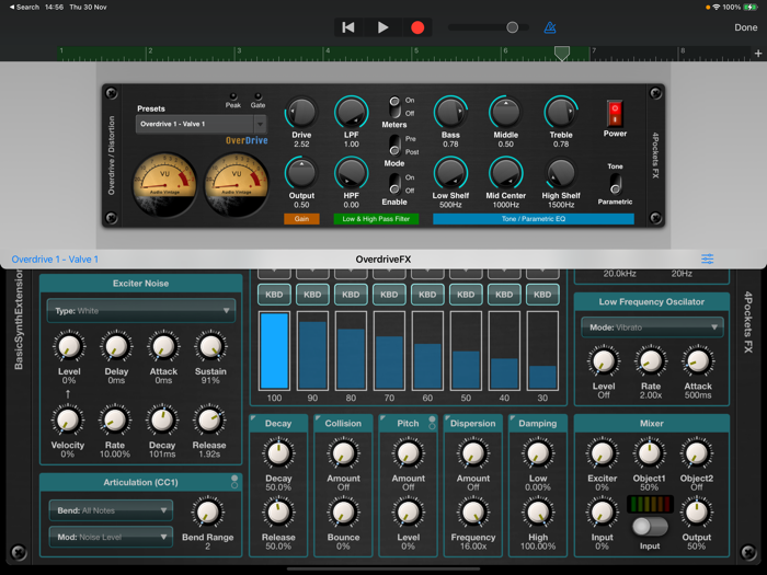 Overdrive AUv3 Plugin