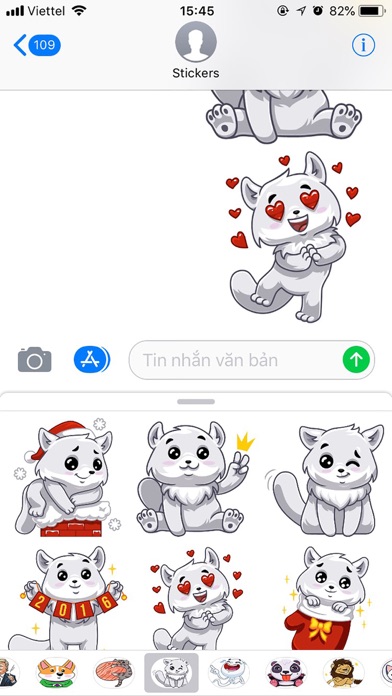 Screenshot #3 pour Cute Dog Emoji Funny Stickers