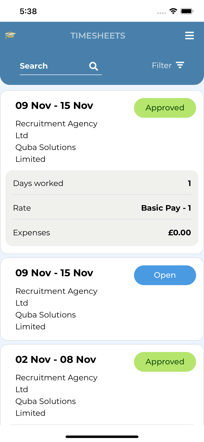 Best in Class E Timesheets