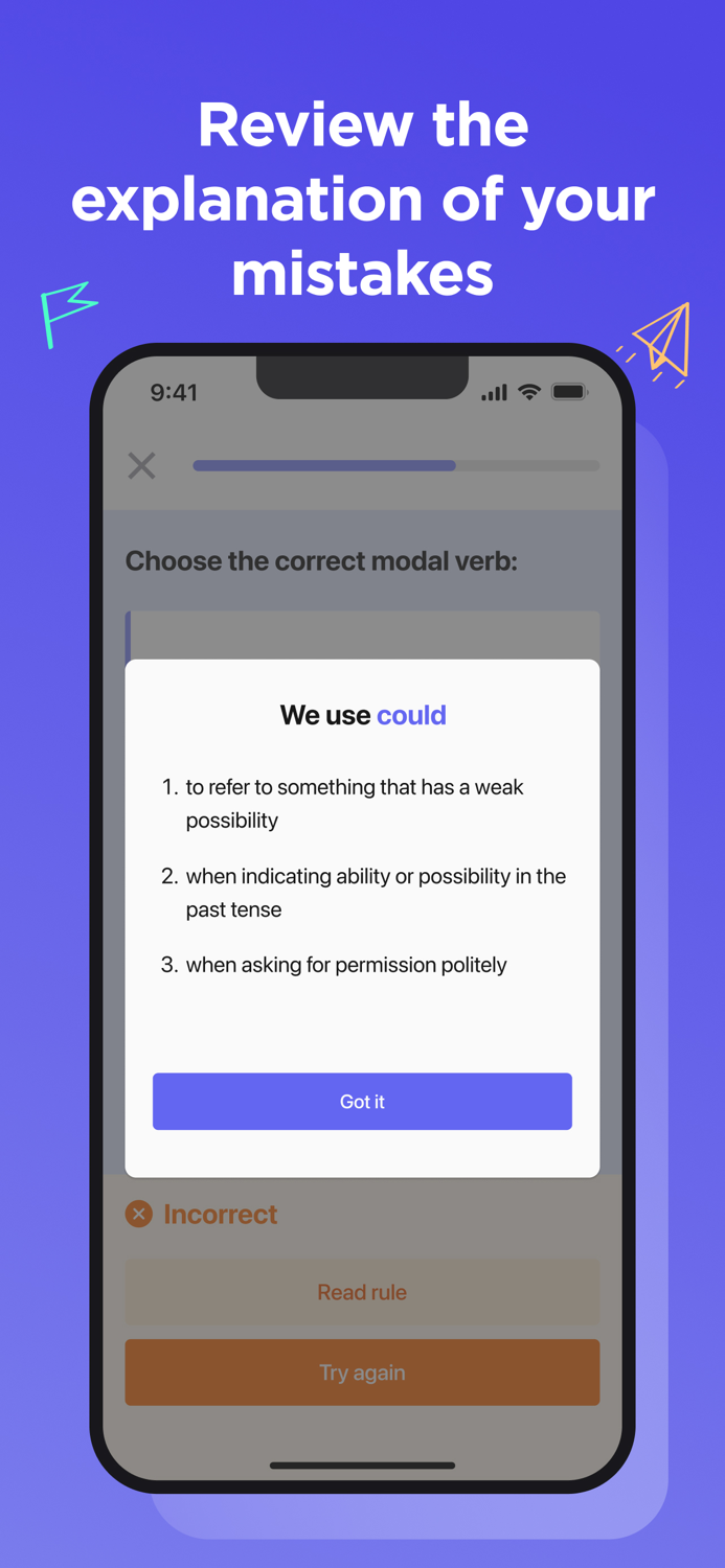 English Verbs Grammar test Pro