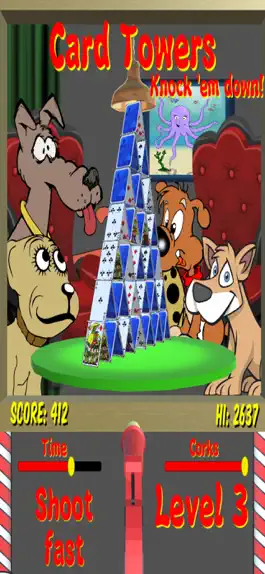 Game screenshot Card Towers Knock Them Down hack