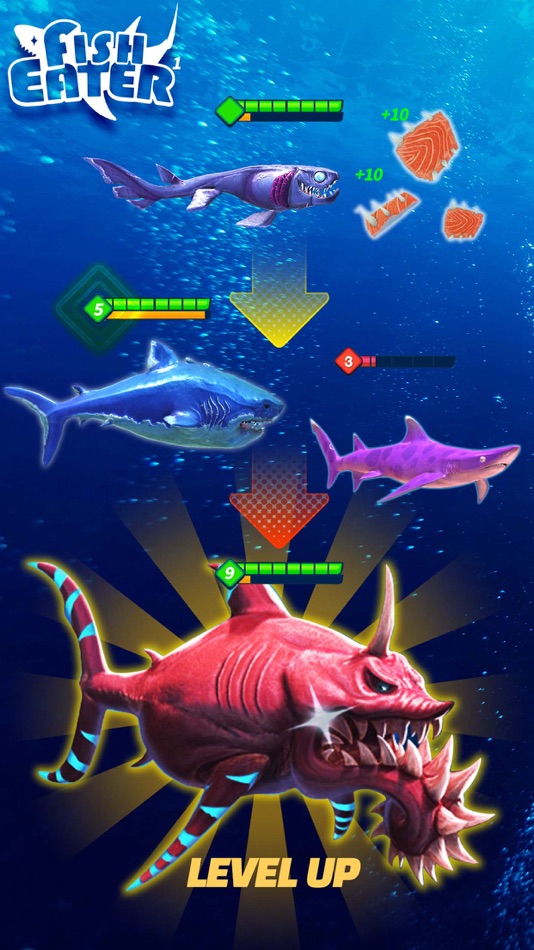 #7. Fish Eater.io (iOS) 게시자: MOBIBRAIN TECHNOLOGY PTE. LTD.