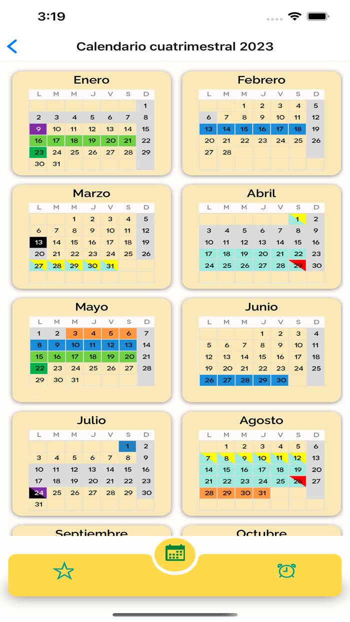Calendario Académico UG