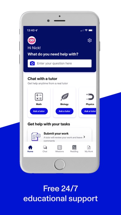 Paper Education: K-12 Tutoring Screenshot