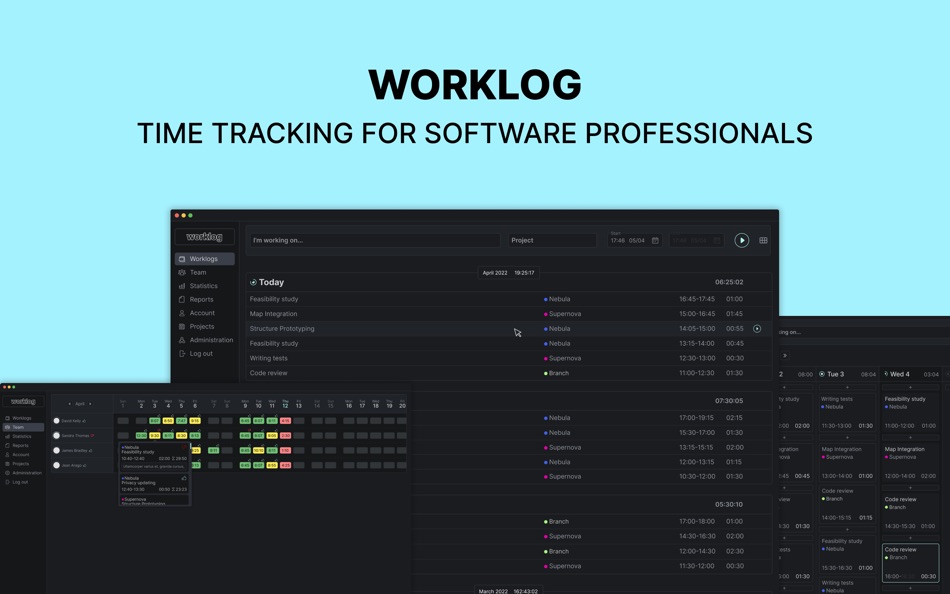 #1. Worklog - AI Time Tracking (macOS) 来自: SOLID SOFTWARE LLC