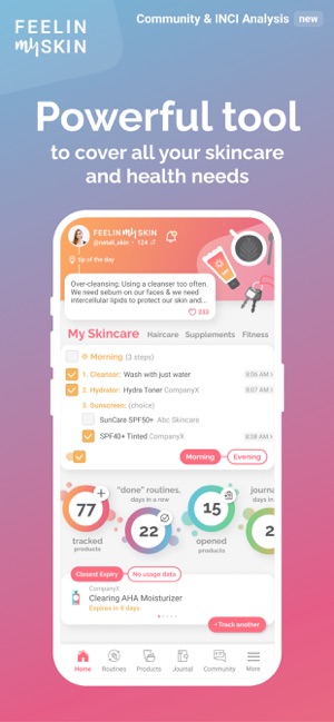 Skincare Tracker FeelinMySkin on the App Store