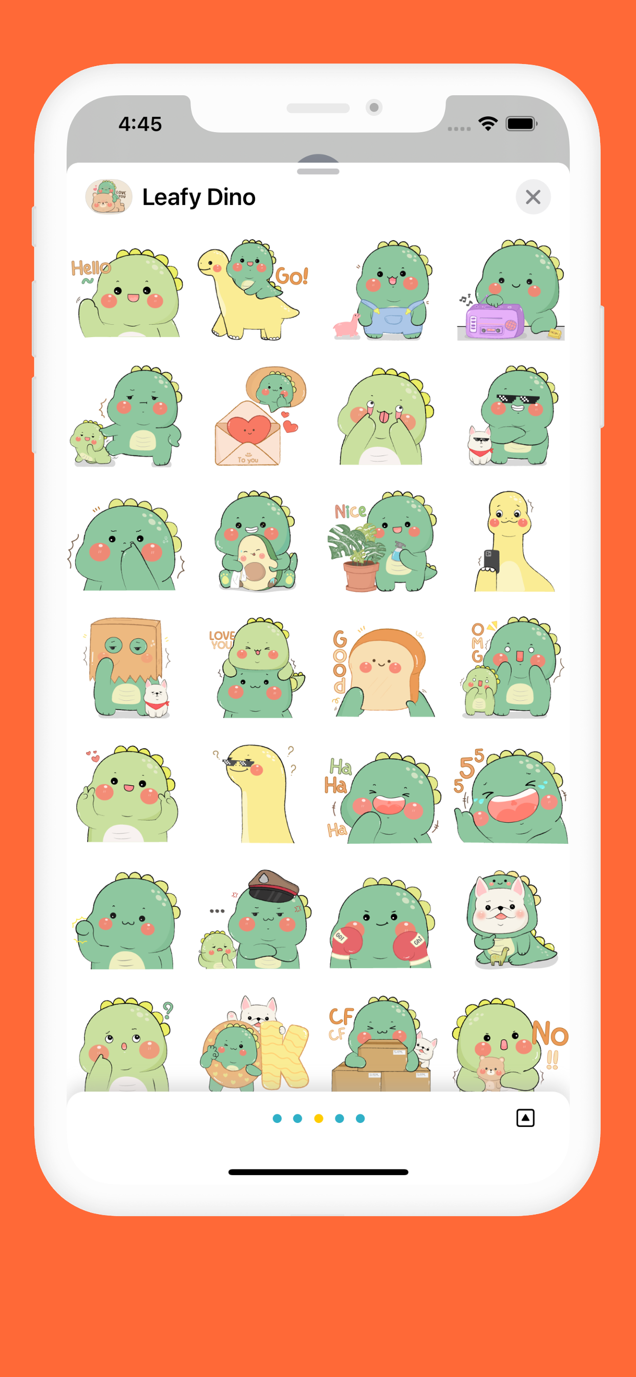 Leafy Dino