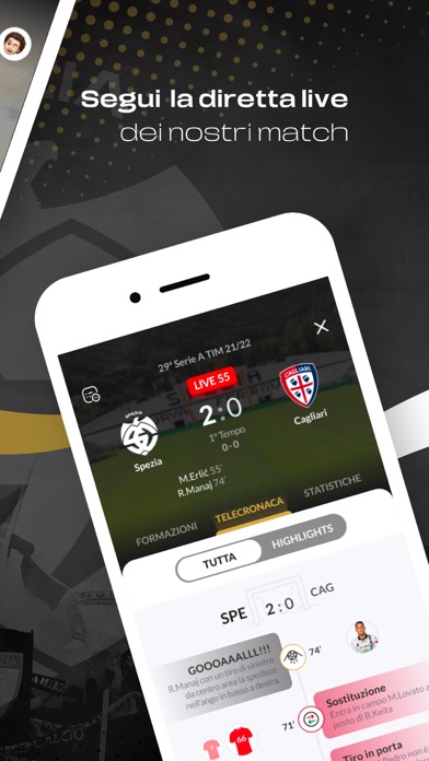 Spezia Calcio Official App Screenshot