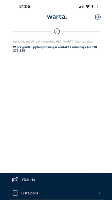 WARTA Agent Screenshot