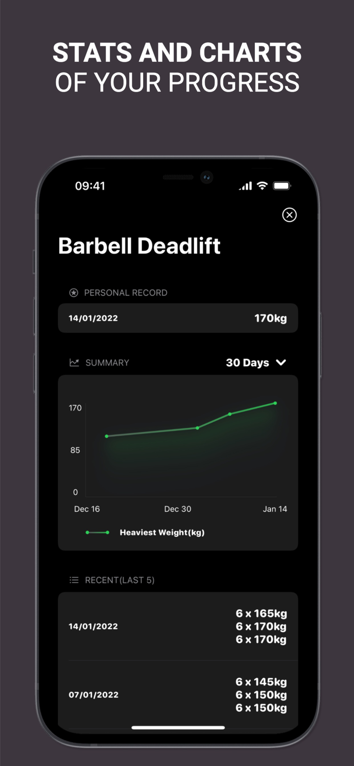 Set and Rep Counter Workout Log