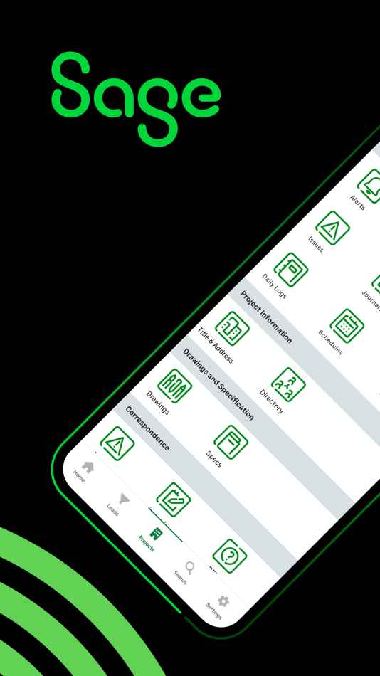 #1. Sage Construction Management (iOS) Podle: Sage Intacct