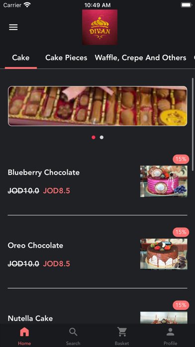 Divan Cake Screenshot