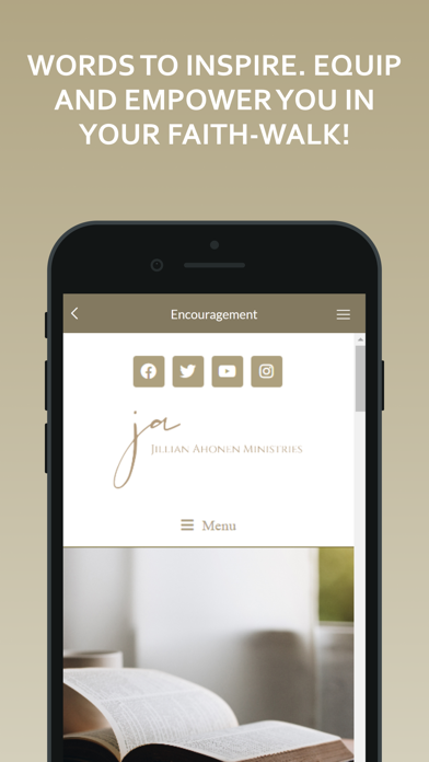 Jillian Ahonen Ministries Screenshot