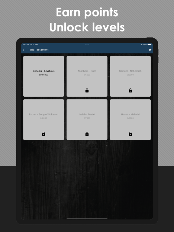 Discover the Bible - the Quiz iPad screenshot 4 - Games app